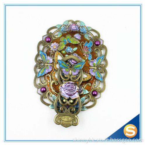 Butterfly Metal Handle Make up Mirror Wedding Gifts
